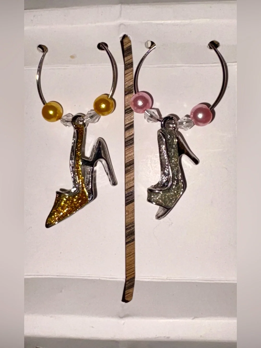 High Heel Wine Glass Charms - Set of 6